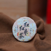 Чорний чай "Хунцзао Хун Ча" (Hongzao Hong Cha), 5 г, міні млинець / таблетка