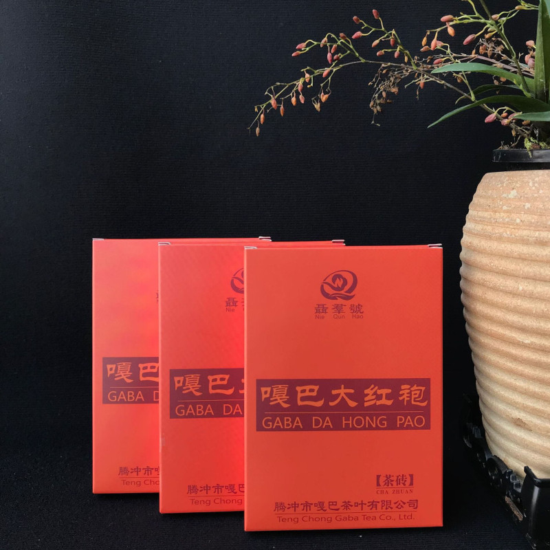 Чай улун GABA "Да Хун Пао" (GABA Da Hong Pao), 100 г, чайний брикет