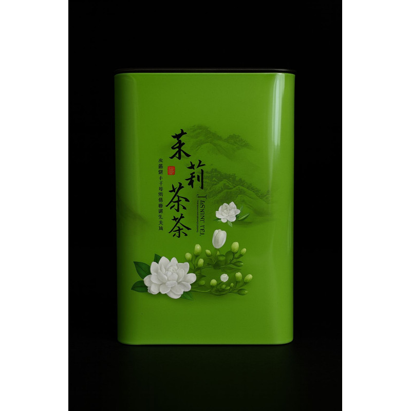 Зелений чай з жасмином "Жасмин Хуа Ча" (Jasmine Hua Cha), 50 г, банка