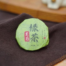 Зелений чай "Молі Люй Ча" (Mo Li Lü Cha), 5 г, міні млинець / таблетка
