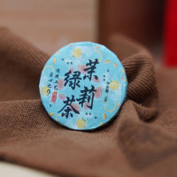 Зелений чай жасминовий "Моліхуа" (Jasmine Green Tea), 5 г, міні млинець / таблетка