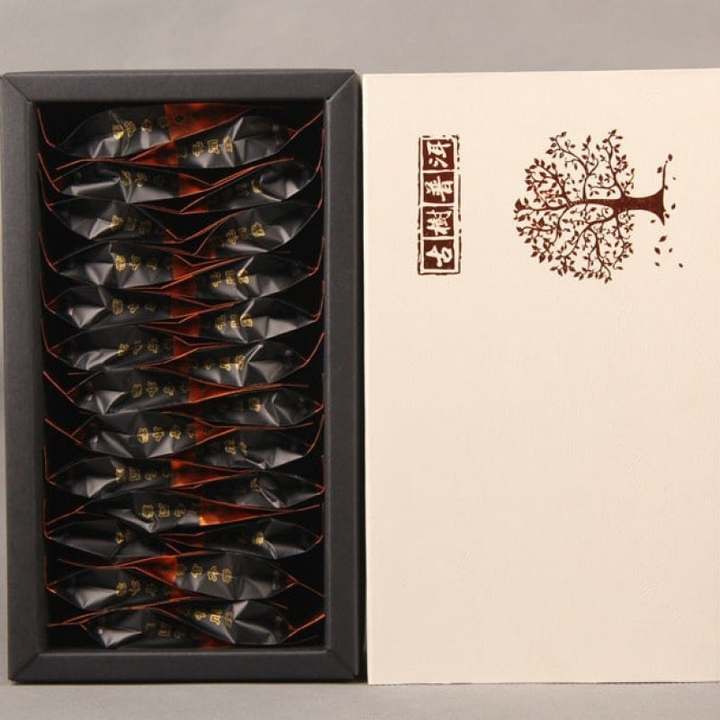 Чай пуер шу "Чень Нянь" (Chen Nian), 25 пакетиків, подарункова коробка