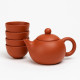 Чайний набір з ісинської глини (Yixing), 1 чайник + 4 чашки