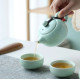 Набір чайного посуду "Гочао" (Guochao), 1 чайник + 4 чашки, подарункова коробка, світло-зелений