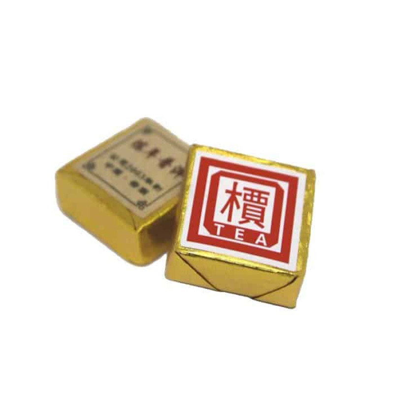Чай пуер шу "Чженьцан Сяоцзиньфан" (Zhen Cang Xiao Jin Fang), 5 г, кубик