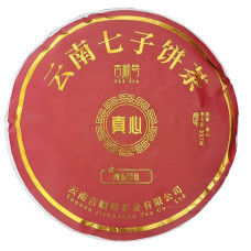 Чай пуер шу "Чжень Сінь" (Zhen Xin), 357 г, млинець