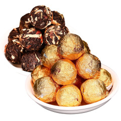 Чай пуер шу з цедрою мандарина "Лунчжу" (Chenpi Pu-erh Longzhu), 8 г