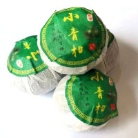 Чай пуер шу в мандарині "Сяо Цін Гань" (Xiao Qing Gan), 8 г