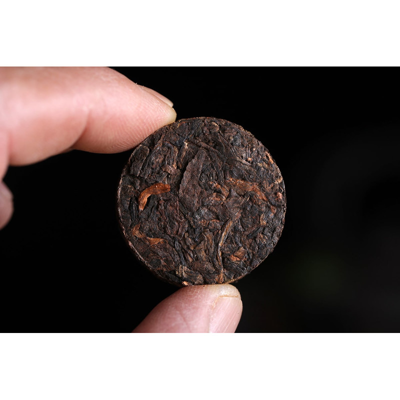 Чай пуер шу "Юань Вей", 7 г, міні млинець / таблетка