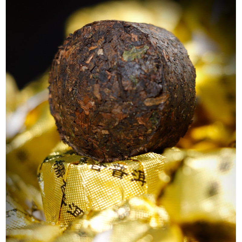 Чай пуер шу "Нио Сян" (Nuo Xiang), 5 г, міні точа