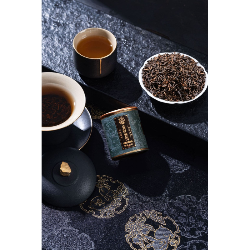 Чай пуер "Цзинь Чжень" (Jin Zhen Pu-erh), 8 г, банка
