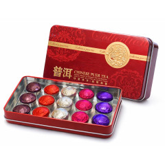 Подарунковий набір шу пуеру, асорті, 15 штук, банка